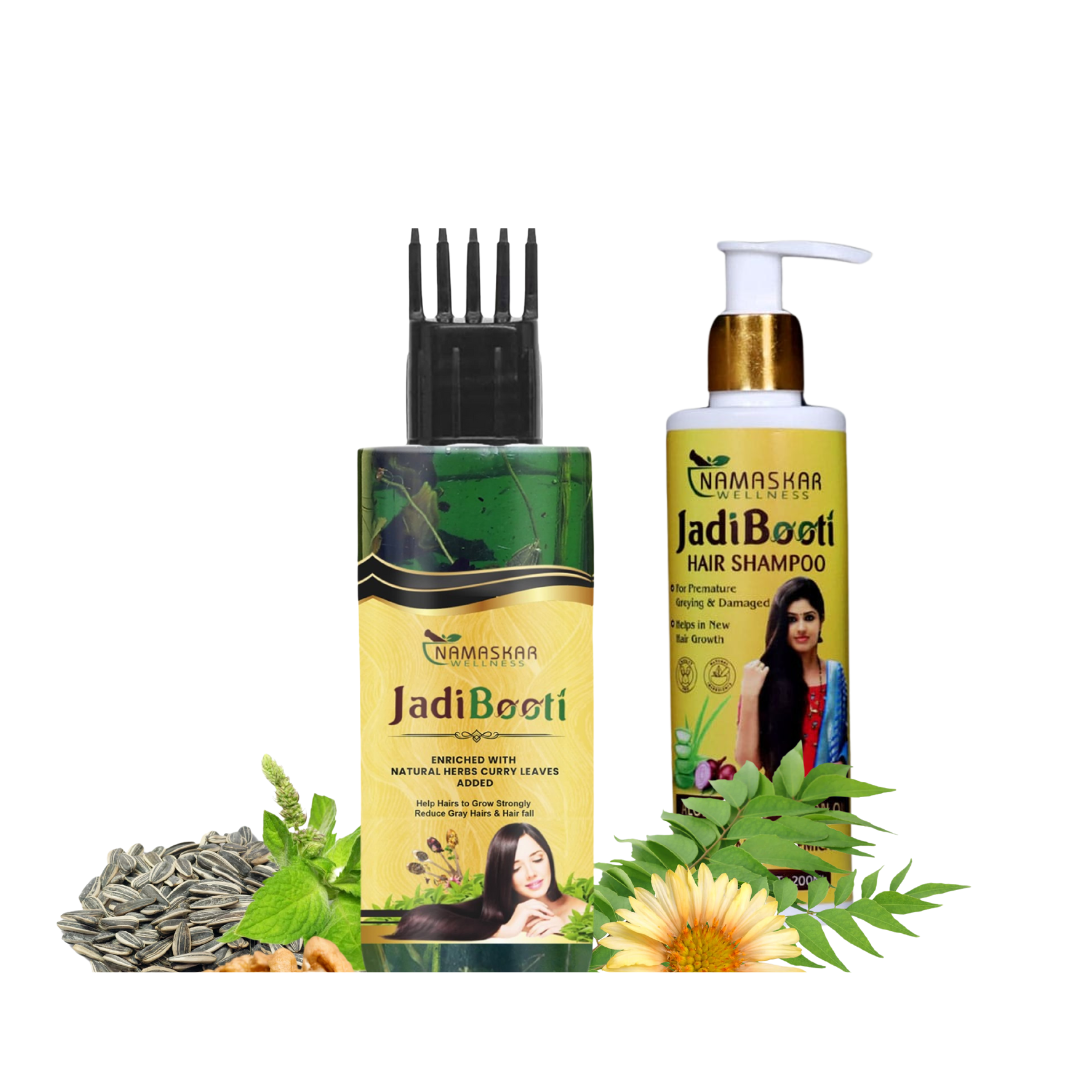 Jadibooti herbal hair oil And Shampoo Combo